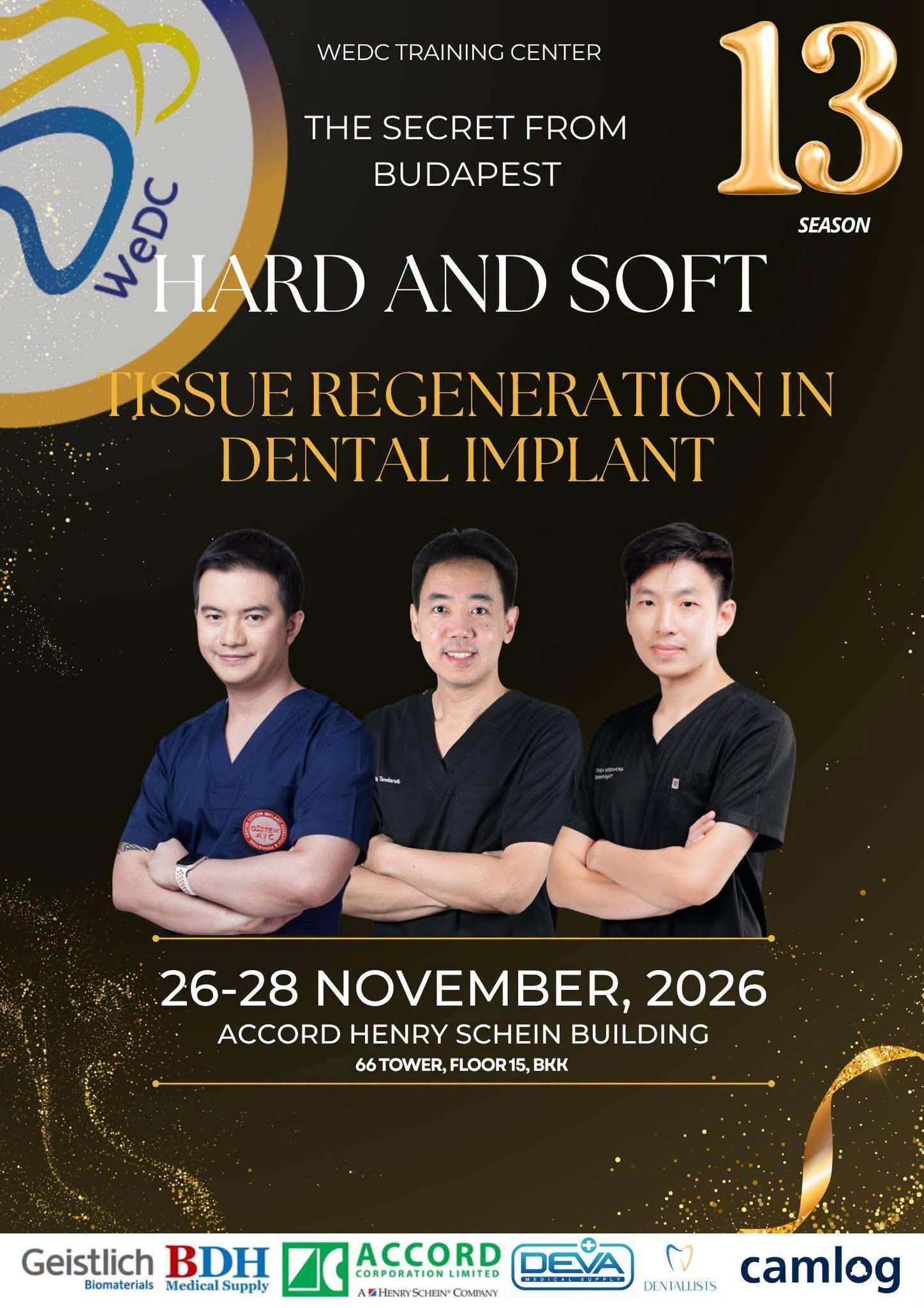 Hard and Soft Tissue Regeneration in Dental Implant: The Secret from Budapest (Season 13)